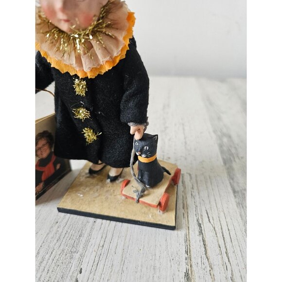 Bethany lowe Vicki smyers boy witch RARE pumpkin cat statue figurine - Picture 4 of 9